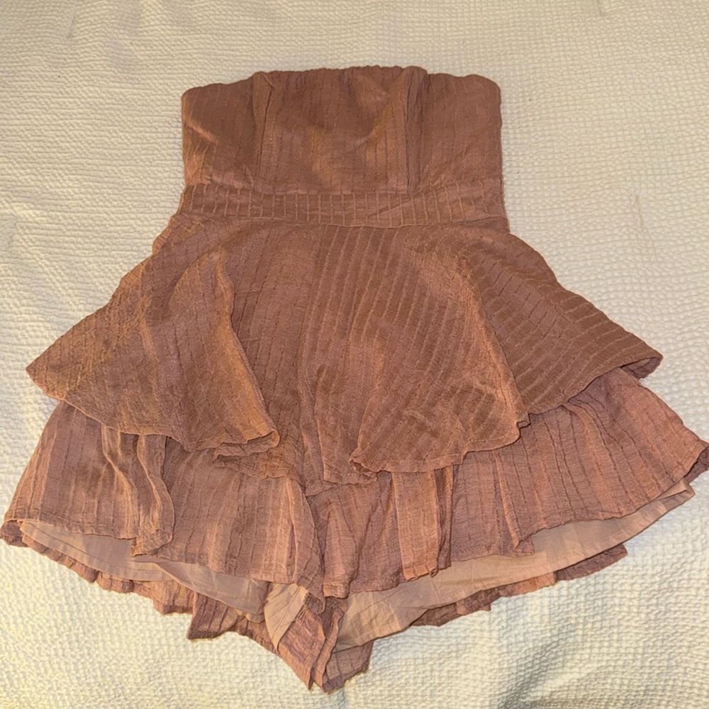 Selfie Leslie Peach Romper
